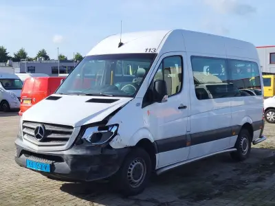 Mercedes Sprinter 314 CDI 9 Persons Wheelchair Automatic Lift DAMAGED! MOT 28-11-2026 2016 – kavel bij BAS World Auctions, Zwolle