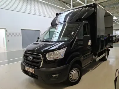 Ford Transit 2.0 TD Trend 2021 Airco/NAV/dubbel lucht/bakwagen/laadklep – kavel bij BAS World Auctions, Veghel