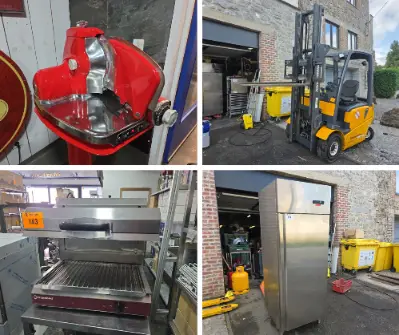Winkeluitrustingen, voedselverwerkingsmachines en horecatoestellen – veiling bij Auctim