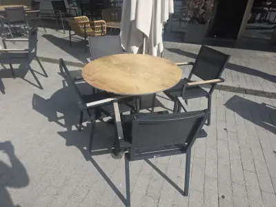 (38x) Divers terrasmeubilair DE AREND – kavel bij Auctim, Oostende