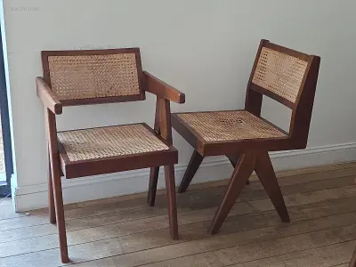 (17x) Houten design bijzetstoelen – kavel bij Auctim, Tongeren Borgloon