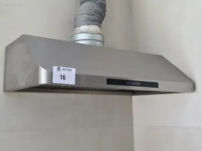 Inox dampkap – kavel bij Auctim, Tongeren Borgloon