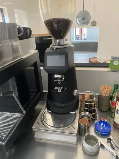 On-demand koffiemolen vermoedelijk Fiorenzato – kavel bij Auctim, Tongeren Borgloon