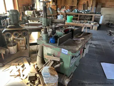 Houtbewerkingsmachine, type freesmachine, met geïntegreerd aanvoerapparaat – kavel bij Appelboom
