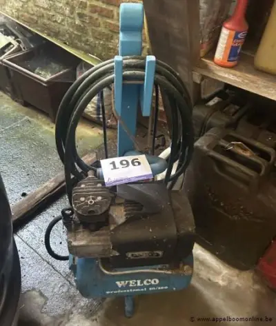 Luchtcompressor WELCO professional 10/100, inclusief slang – kavel bij Appelboom