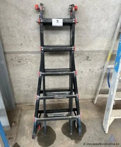 Opvouwbare ladder Little Giant M22, maximale belasting 150 kg – kavel bij Appelboom