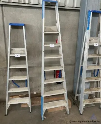 Aluminium trapladder Solide, 7 treden – kavel bij Appelboom