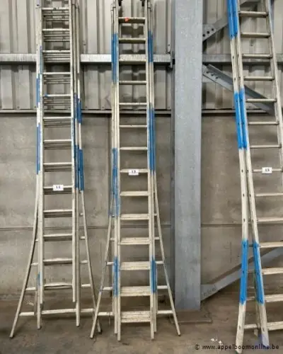 aluminium ladder 3x14 sporten – kavel bij Appelboom