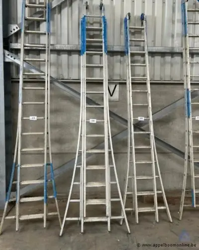 aluminium ladder 3x14 sporten – kavel bij Appelboom