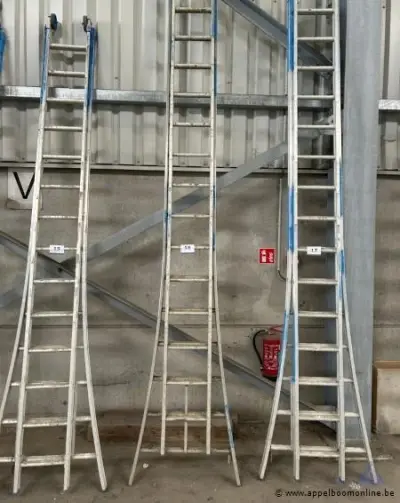 aluminium ladder 2x14 sporten – kavel bij Appelboom