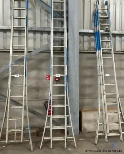 aluminium ladder 2x15 sporten – kavel bij Appelboom