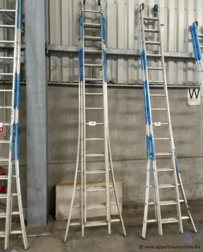 aluminium ladder 3x14 sporten – kavel bij Appelboom