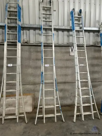 aluminium ladder 2x15 sporten – kavel bij Appelboom