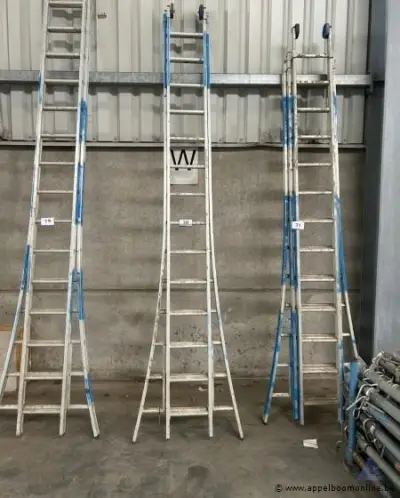 aluminium ladder 2x14 sporten – kavel bij Appelboom