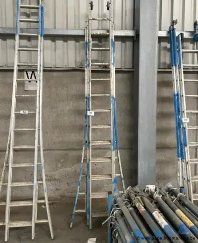 aluminium ladder 3x12 sporten – kavel bij Appelboom