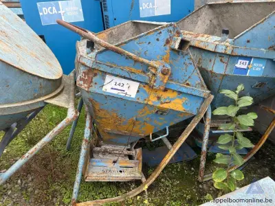 Betonkubel SECATOL TUB, bouwjaar 2004. Serienummer 127-5-2, 500l – kavel bij Appelboom