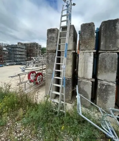 aluminium ladder 2x14 sporten – kavel bij Appelboom