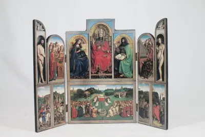 Miniatuurreplica: Het Lam Gods – kavel bij De Kringwinkel, Brecht