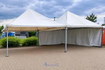 Wegens faillissement D.V.J - 12 kadertenten te Dendermonde – veiling bij VH Auctions
