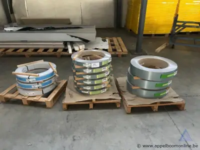 3 paletten aluminium coils, diverse types en afmetingen – kavel bij Appelboom