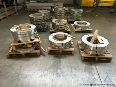 3 paletten aluminium coils, diverse types en afmetingen – kavel bij Appelboom