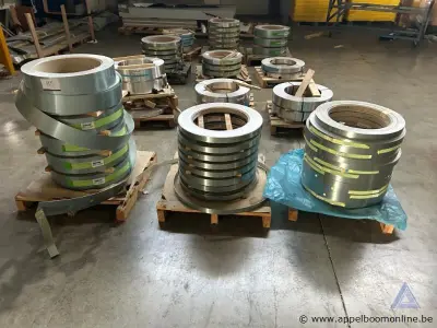 3 paletten aluminium coils, diverse types en afmetingen – kavel bij Appelboom