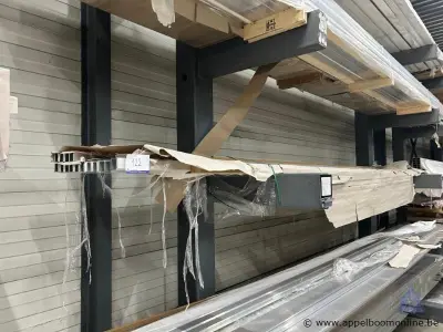 30 aluminium U-profielen, afmetingen 40x40x2 mm, lengte 6000mm – kavel bij Appelboom