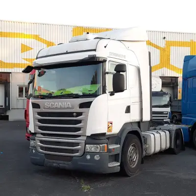 Vrachtwagen, Scania, R450 – kavel bij Domeinen Roerende Zaken, Hoogeveen