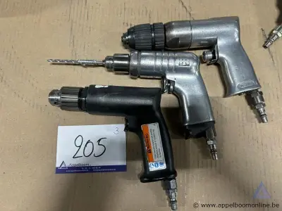 Drie pneumatische boormachines – kavel bij Appelboom