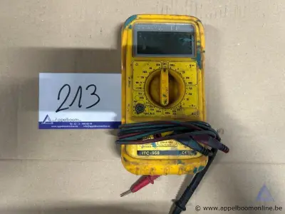Digitale multimeter ITC ITC-958, inclusief testkabels – kavel bij Appelboom