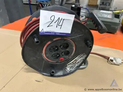 elektrakabel op haspel – kavel bij Appelboom