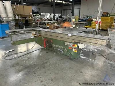 Formaatzaag ALTENDORF L 45, serienummer 85-1-225, bouwjaar 1985. Voorzien van een hoofdvermogen van 5,5 kW en een voorritzmotor van 0,75 kW – kavel bij Appelboom