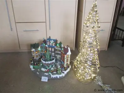kerstboom en huis – kavel bij Vlavem