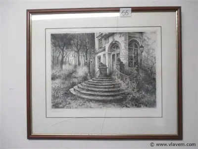 pentekening – kavel bij Vlavem