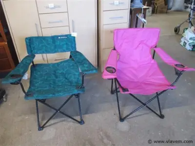 strandstoelen – kavel bij Vlavem