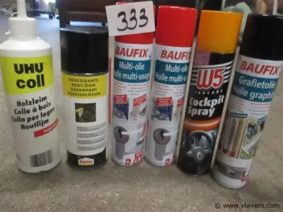 smeermiddelen – kavel bij Vlavem