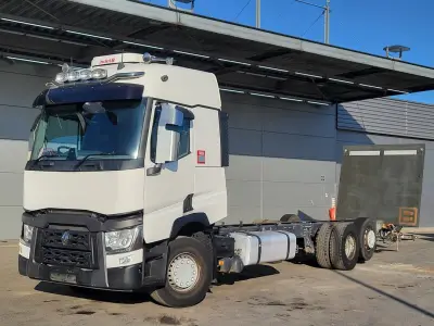 Renault T 380 Chassis Truck Standklima 2xThanks Cruise Control – kavel bij BAS World Auctions, Veghel