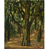 Jan Sluijters – Herfst in Bergen nholie op doek57 x 46 cmges – kavel bij Zuydwal Veilingen