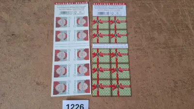 Belgische Postzegelstroken, Kantpatronen en Kantwerk (2014). Onbeperkt geldig voor frankering – kavel bij Goeiendeal