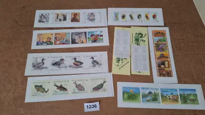 Belgische Postzegelstroken, Dieren, Strips en Natuur. Uitgedrukt in Belgische frank. Geldig voor frankering tot en met 31 december 2027 – kavel bij Goeiendeal
