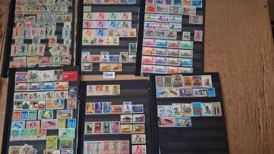 Verzameling postzegels op bladen – kavel bij Goeiendeal