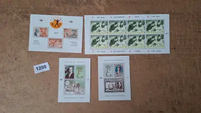 Belgische postzegelvellen. Uitgedrukt in Belgische frank – kavel bij Goeiendeal