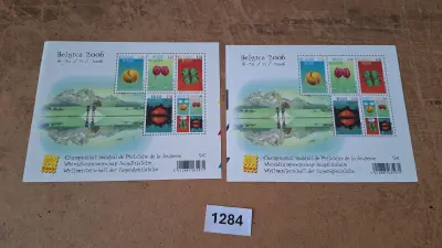 Postzegelvellen Belgica 2006 (2 stuks) – kavel bij Goeiendeal