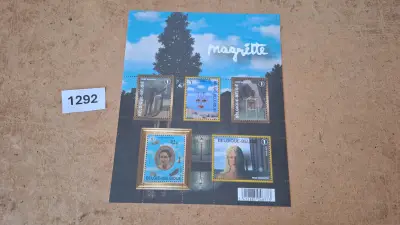 Postzegelvel Magritte – kavel bij Goeiendeal