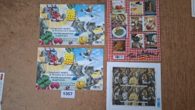 Postzegelvelletjes Belgica 06 Jeugdfilatelie met This is Belgium en Kerstmis – kavel bij Goeiendeal