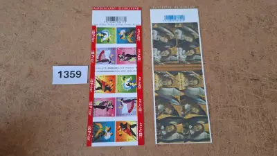 Postzegelstroken Stripfiguren Prior en Belgische schilderkunst – kavel bij Goeiendeal