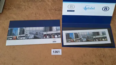 Postzegelblok en herdenkingsmap NMBS / Infrabel – kavel bij Goeiendeal
