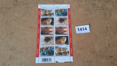Postzegelvel Natuur Mineralen zelfklevend Prior – kavel bij Goeiendeal