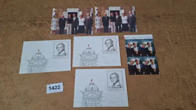 Postzegelvellen en postzegelstroken Huwelijk Prins Filip en Prinses Mathilde – kavel bij Goeiendeal