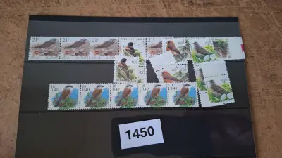 Postzegelstroken Belgische vogels – kavel bij Goeiendeal
